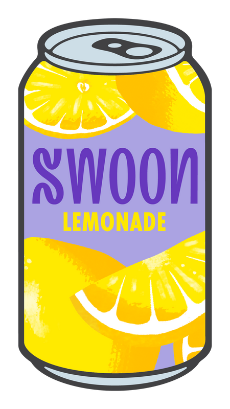 Swoon Classic Lemonade Can Illustration
